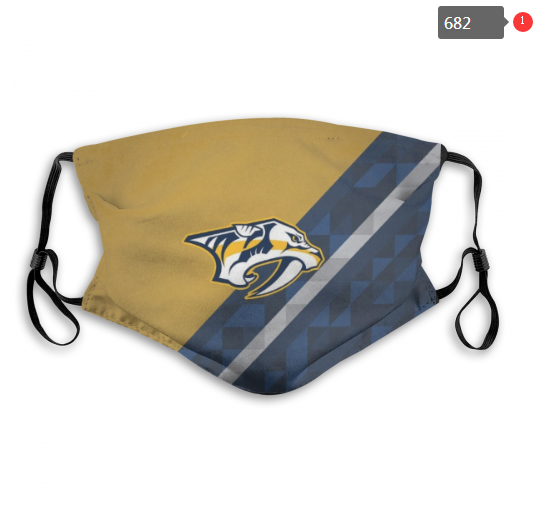 NHL Nashville Predators #8 Dust mask with filter